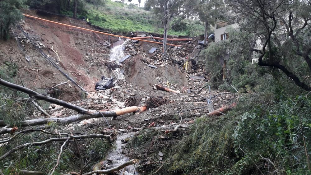 Cerrado de Calderón ha sido la zona más afectada por la tormenta.