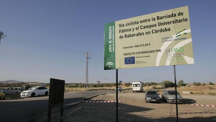 Comienzan las obras del carril bici a Rabanales