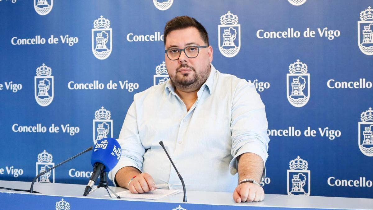 Xabier P. Igrexas, portavoz municipal del BNG.