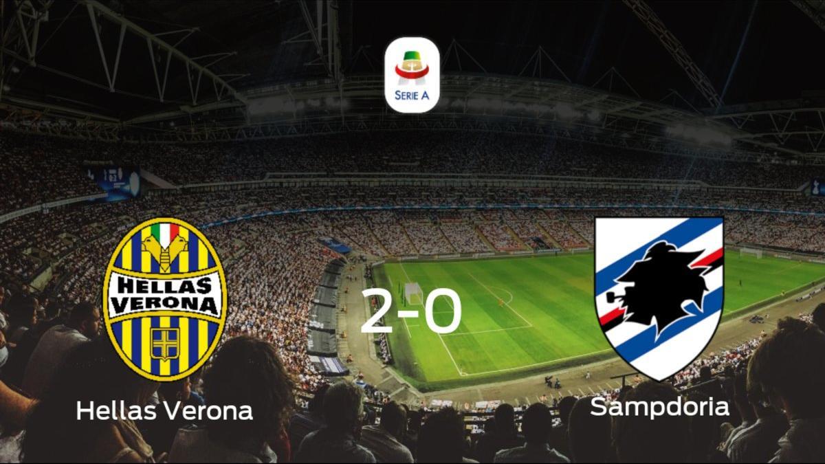 El Hellas Verona suma tres puntos a su casillero tras ganar a la Sampdoria (2-0)