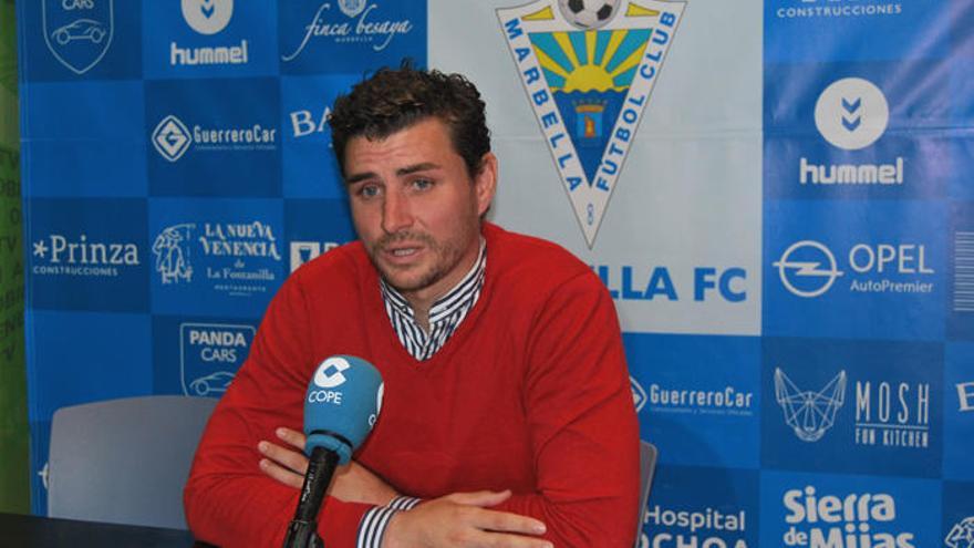 Padilla, entrenador del Marbella.