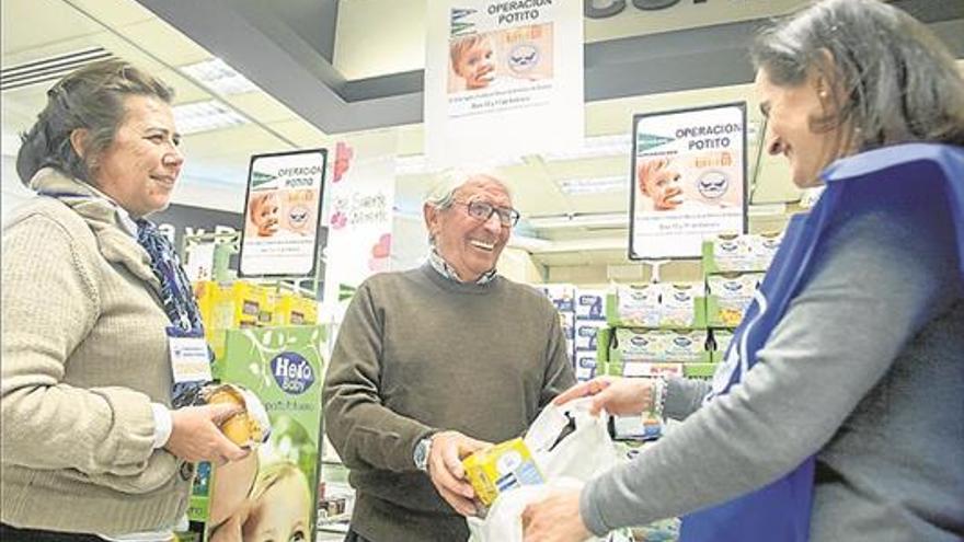 Continúa la recogida de productos infantiles