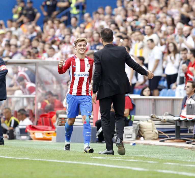 El partido entre el Atlético de Madrid y el Sporting, en imágenes