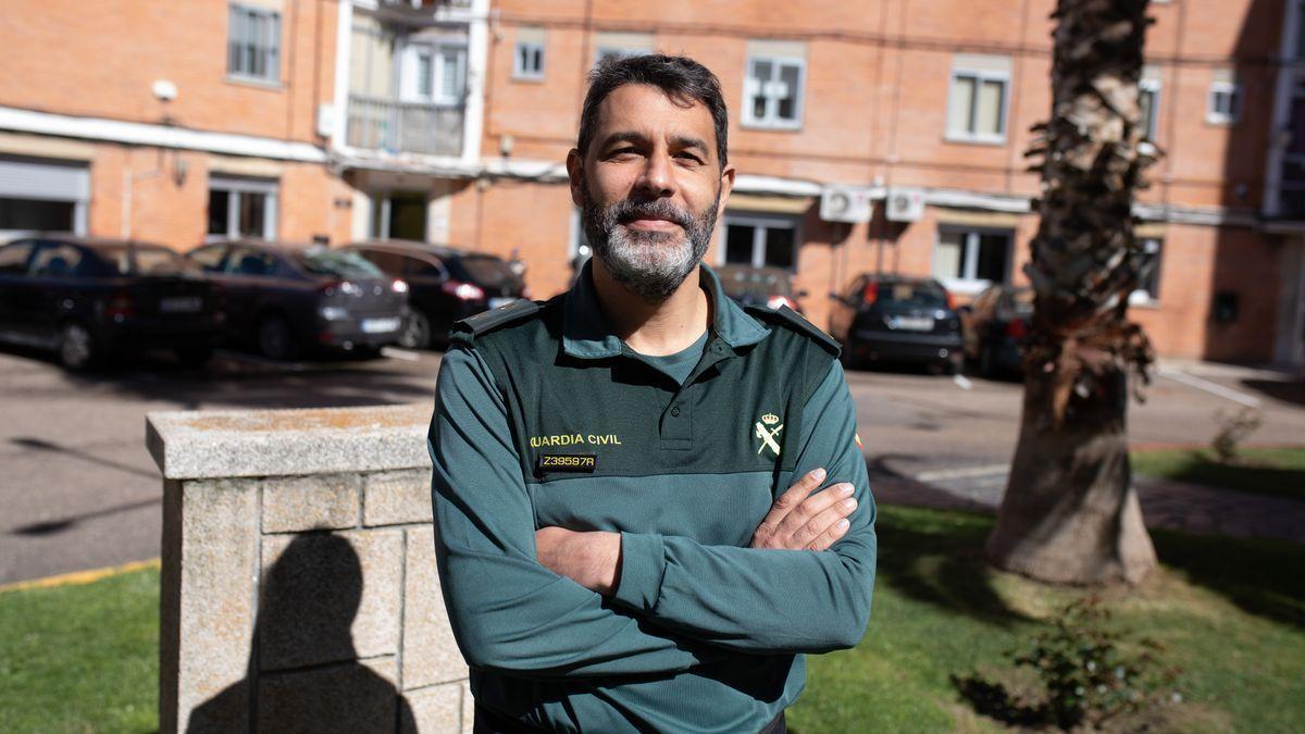 Héctor David Pulido, jefe de la Guardia Civil de Zamora.