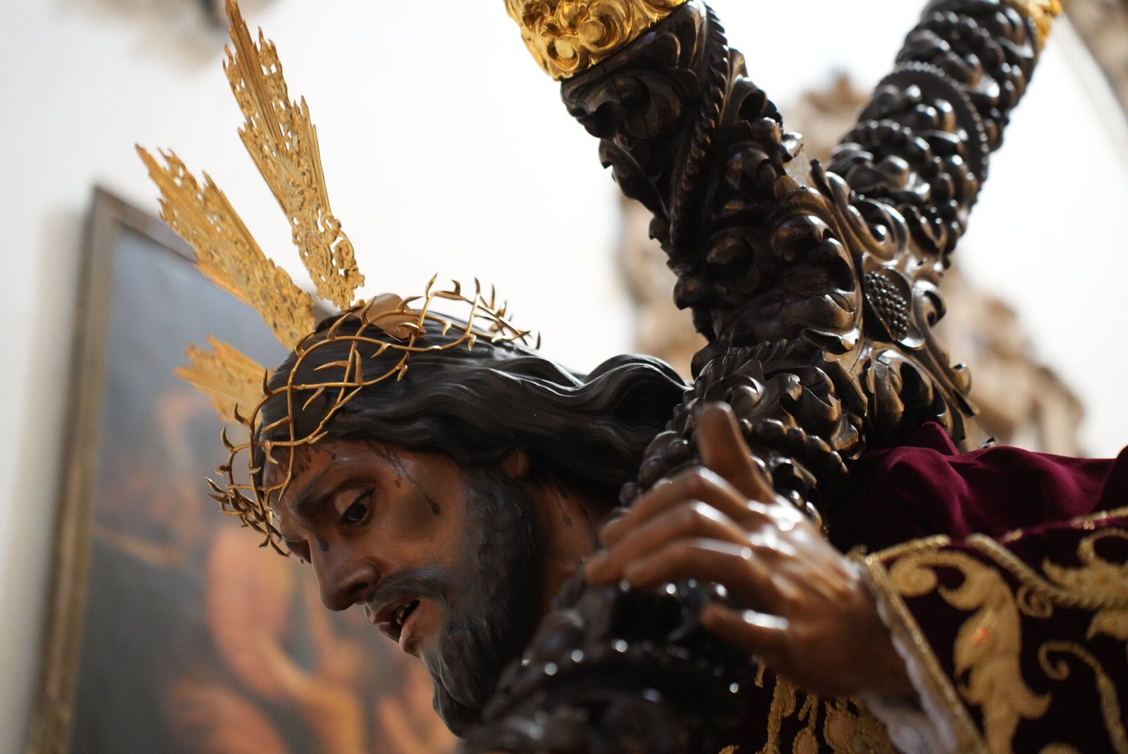 Nuestro Padre Jesús Caído de Aguilar de la Frontera ya está en la Parroquia de San Francisco