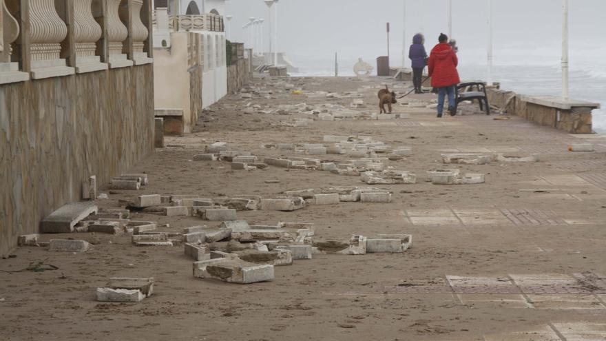 Más de 3 millones de euros para reparar los daños por temporales en las costas valencianas