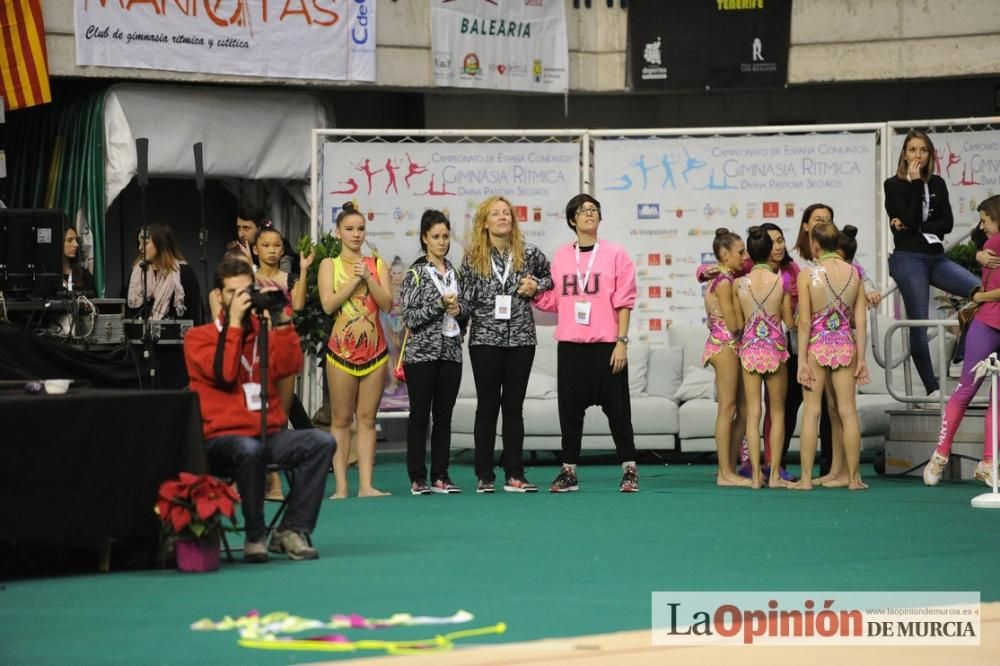 El Campeonato de España arranca en el Palacio de los Deportes con el Rítmica Pozuelo, Ruth Ritmo, Calpe, Praxis y Mabel como líderes