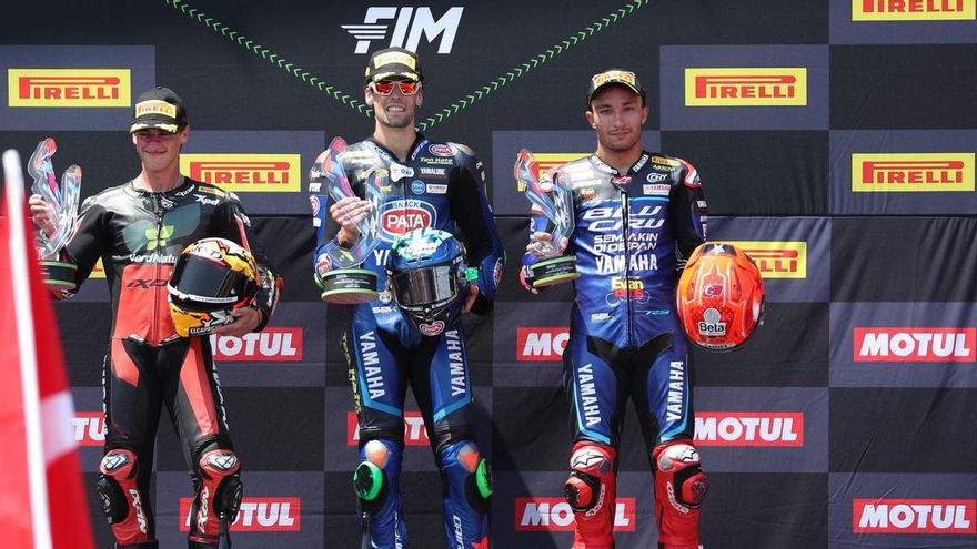 Jaume Masià suma su tercer podio en Supersport en Misano
