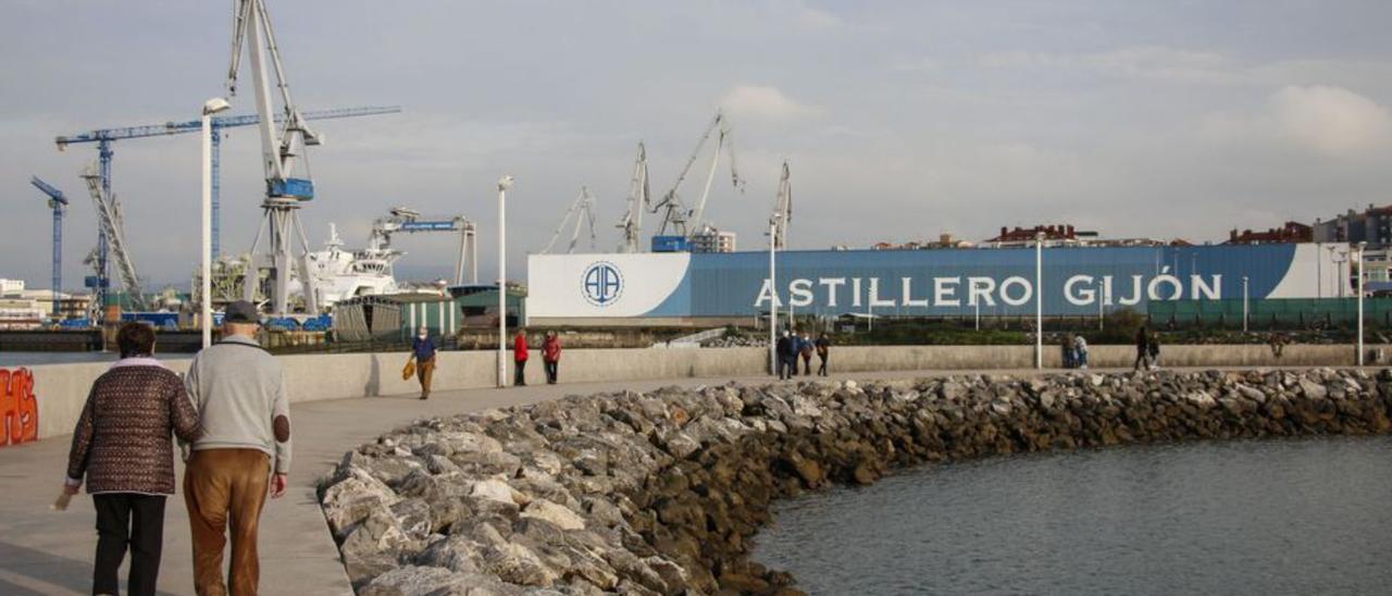 Astillero de Armón en Gijón. | Pablo Solares