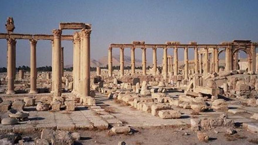 Imagen del templo de Bel, en la ciudad romana de Palmira.