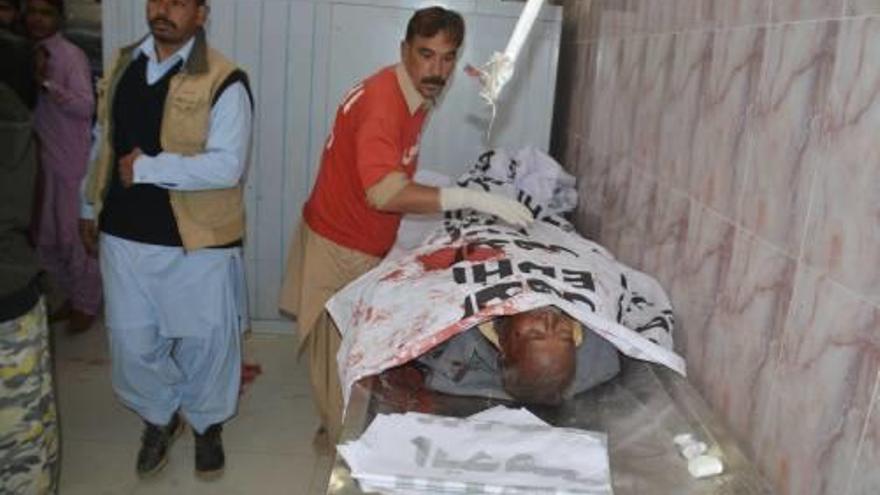 Una de les víctimes de l&#039;atemptat de Quetta.