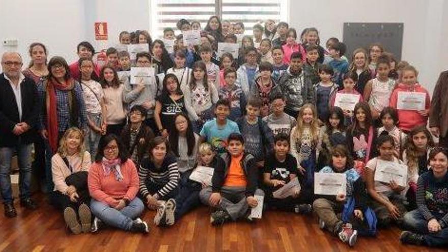 Visita de estudiantes de Tarragona a Vila
