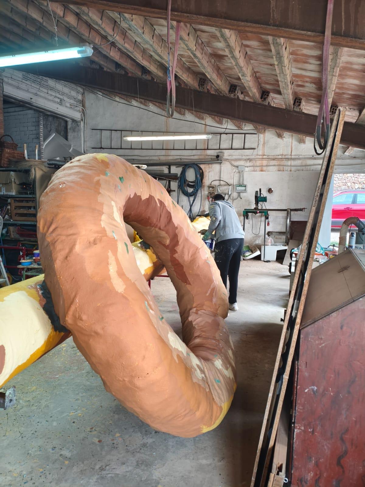 El Rollo y Caña en el taller