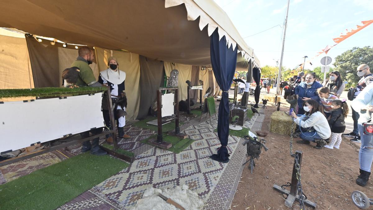 La exhibición de aves rapaces es una de las paradas imprescindibles de la programación de la feria.