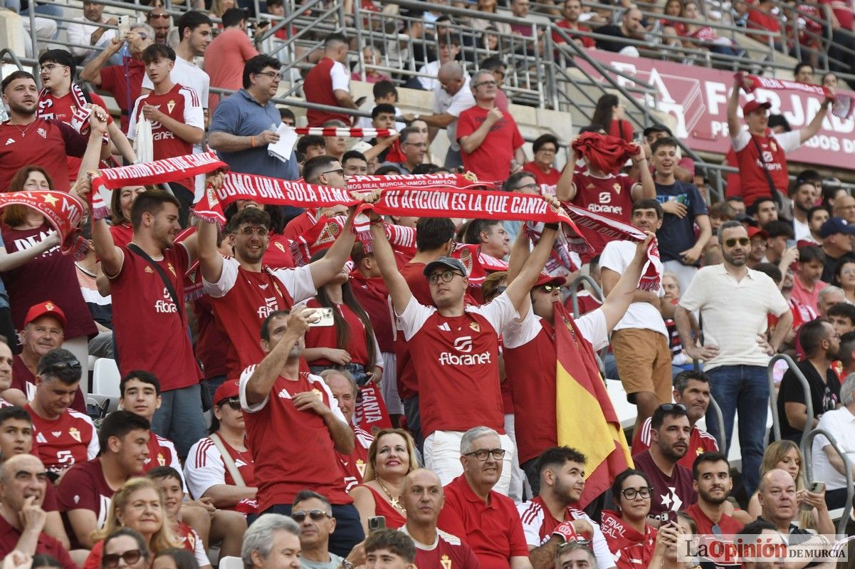 Así fue el encuentro del play off del Real Murcia y el Nástic en la lucha por el ascenso