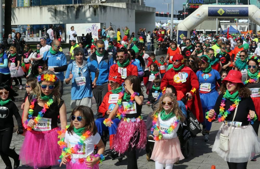 Alrededor de 1.500 personas personas participaron esta mañana en una carrera de obstáculos adaptada para corredores con discapacidad