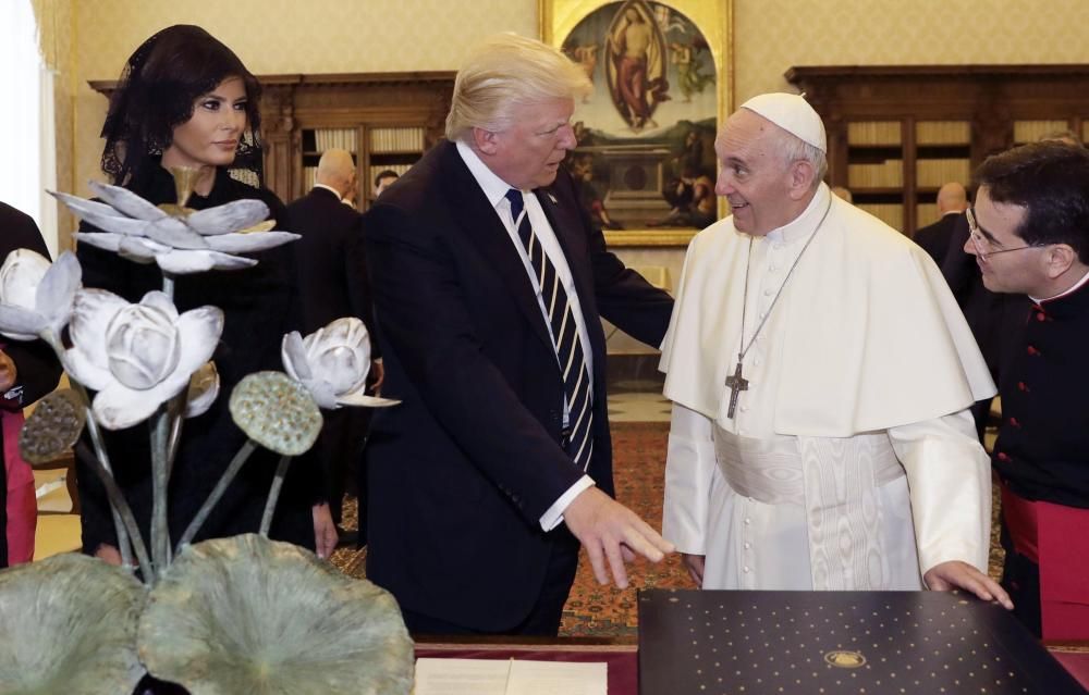 Encuentro de Trump y el Papa en el Vaticano