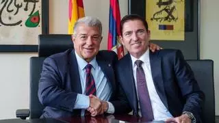 Joan Laporta le garantiza a Xavi Pascual mayor inversión en el basket blaugrana el próximo año