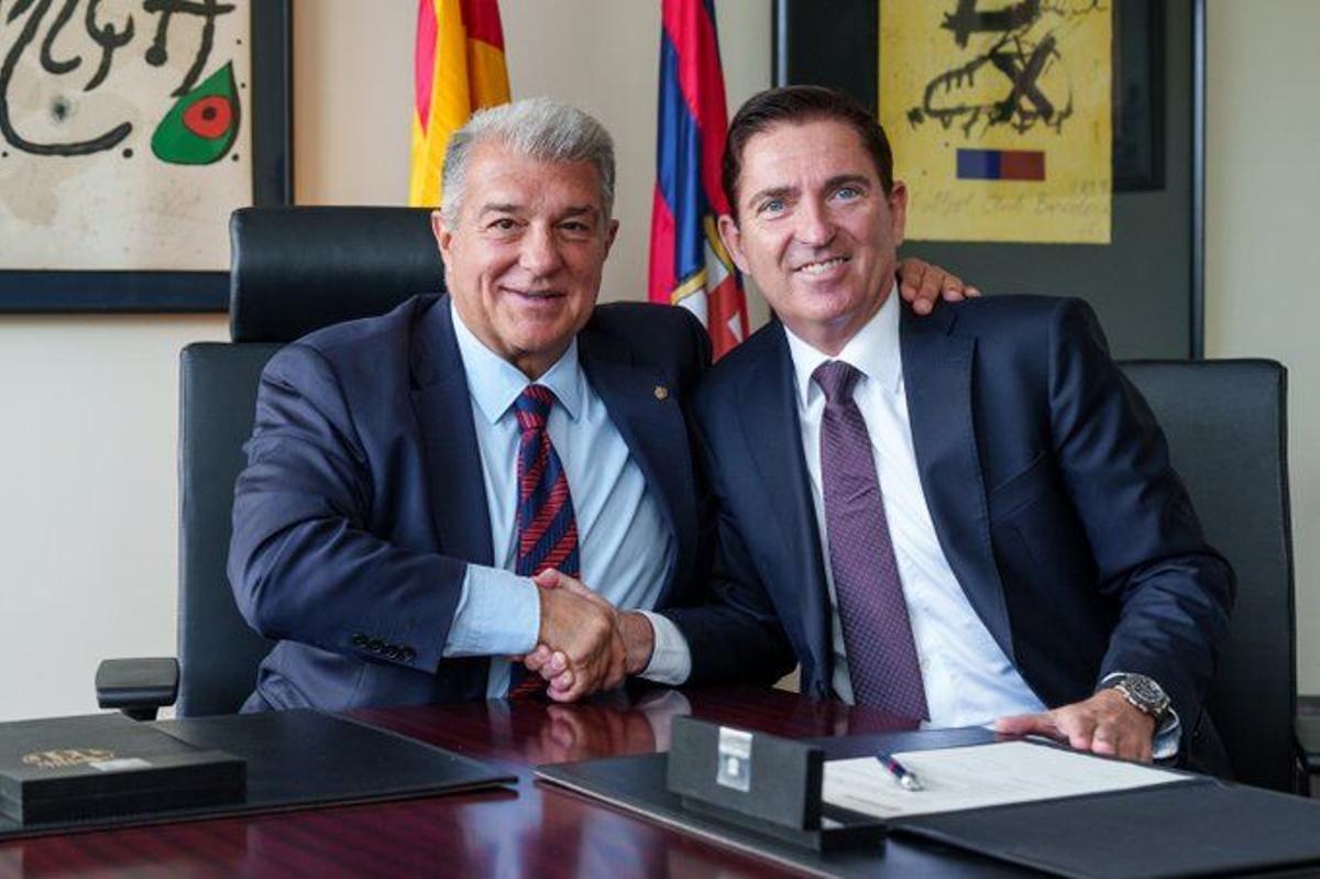 Laporta le ha garantizado a Xavi Pascual que el presupuesto crecerá de cara al próximo año