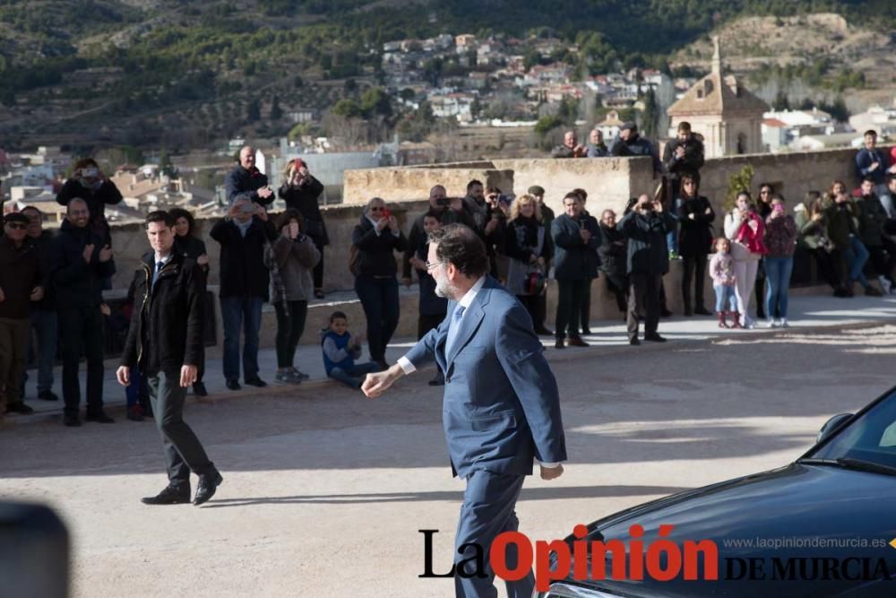 Visita de Mariano Rajoy a Caravaca