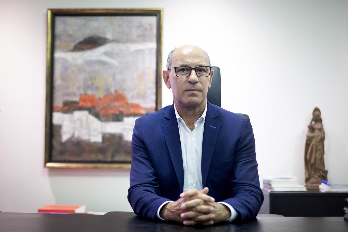 Juan José Fernández Díaz, decano del Colegio de Ingenieros de Minas del Noroeste de España.