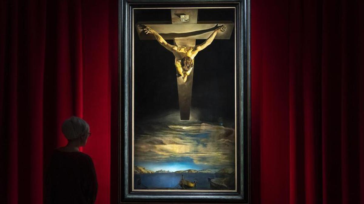 'El Cristo' de Dalí, en el Museu-Teatre de Figueres.