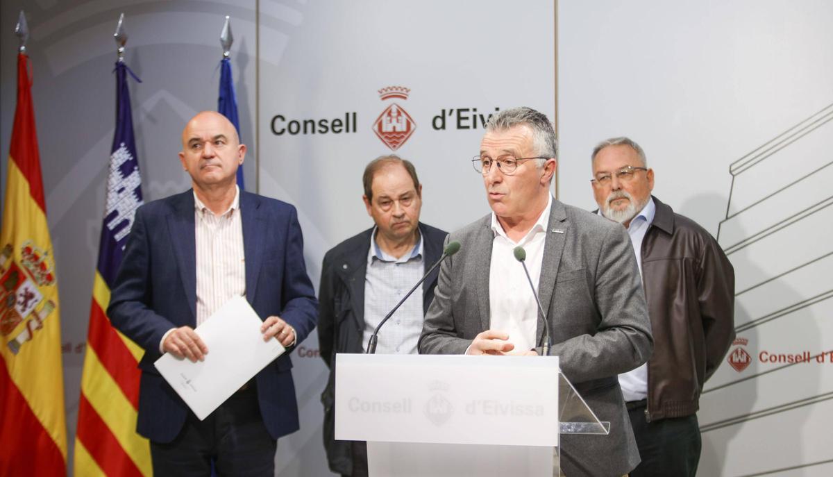 From left to right: Vicent Marí, José Antonio Roselló, Alfonso Rojo and Pedro Campillo.