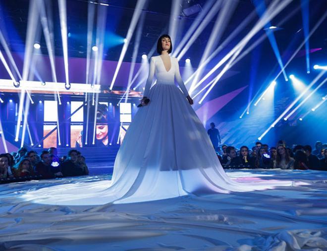 Natalia, de OT 2018, en la gala final del concurso