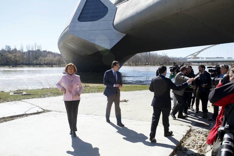 Fotogalería de la visita de Rajoy a la ribera del Ebro