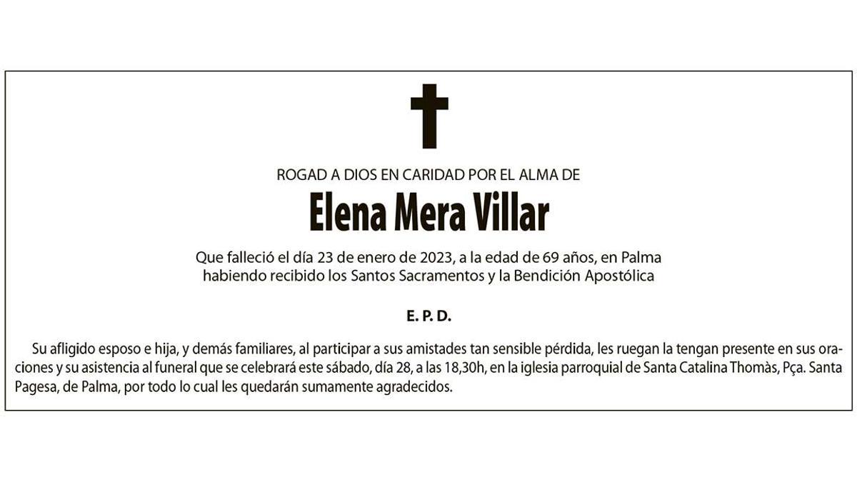 Elena Mera Villar