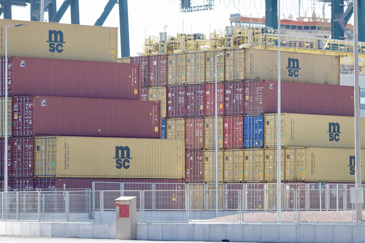 Contenedores en Valenciaport