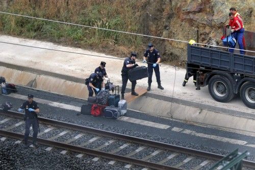 Las imágenes del accidente ferroviario de Santiago de Compostela