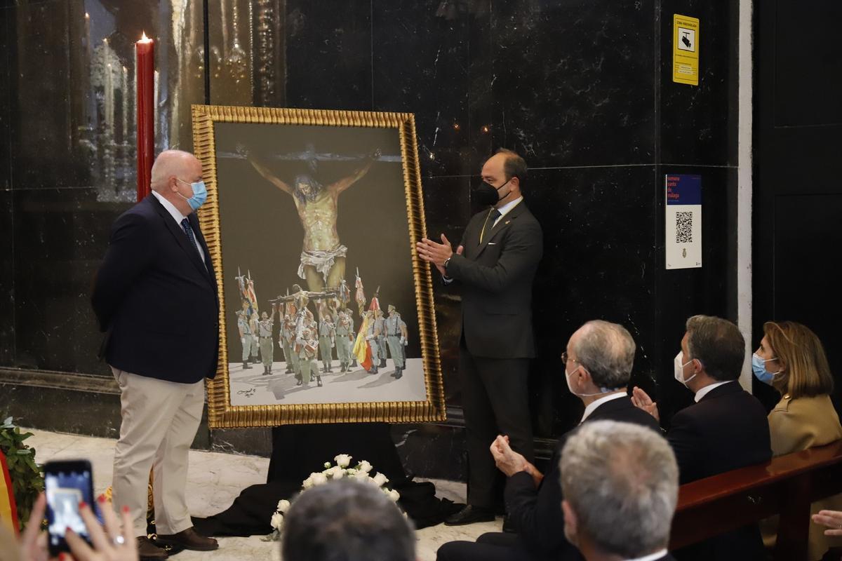 Uno de los cuadros para Mena de Miguel Gónzalez Giménez, en 2021.