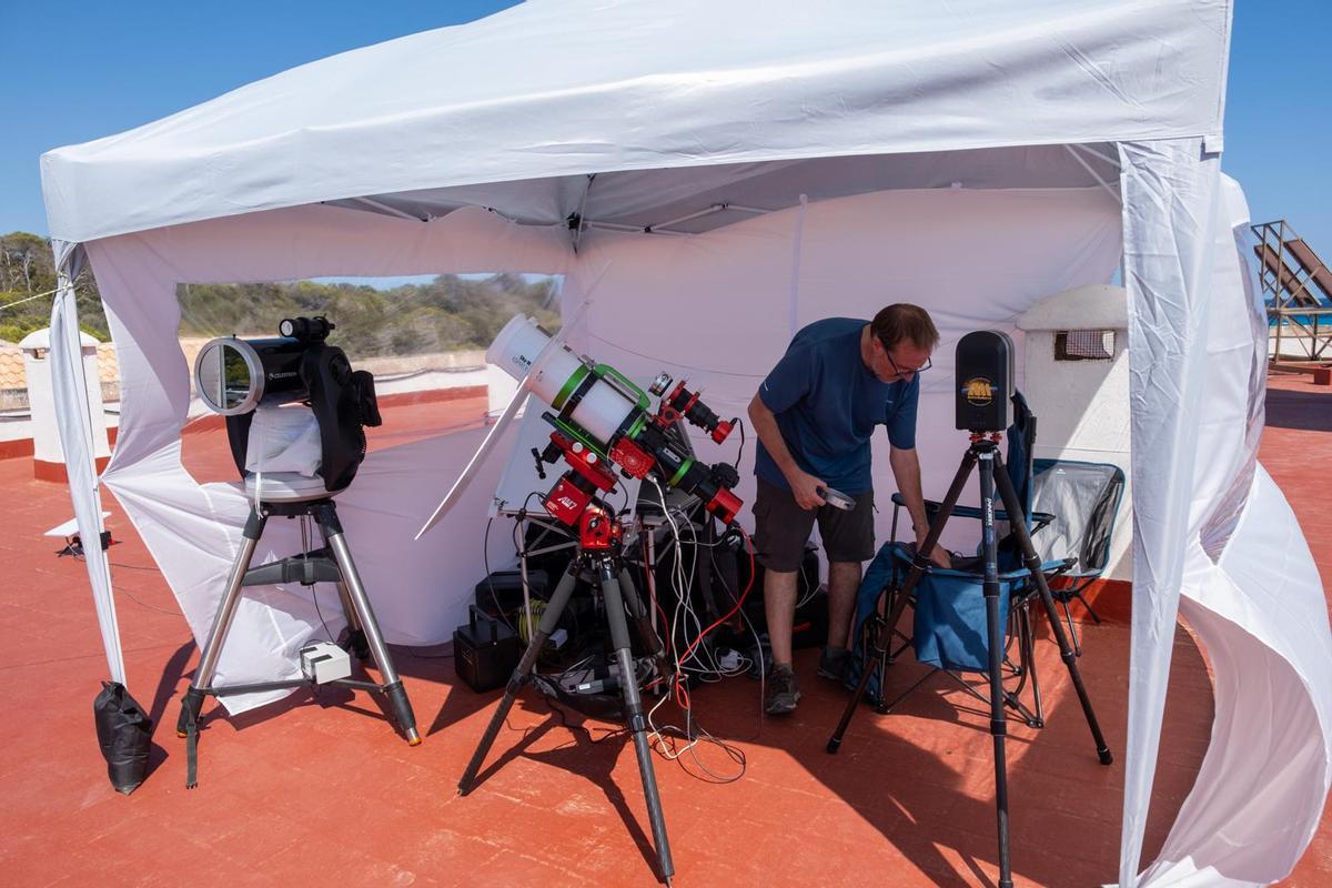 Ses Salines se prepara para el eclipse del siglo en Mallorca Ses Salines se prepara para el eclipse del siglo en Mallorca
