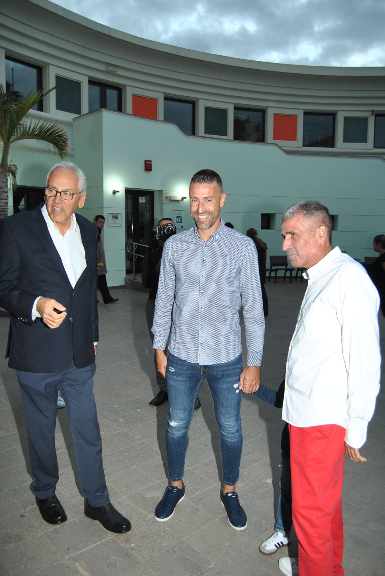 David García, el incombustible de la UD Las Palmas, ya tiene su campo de fútbol