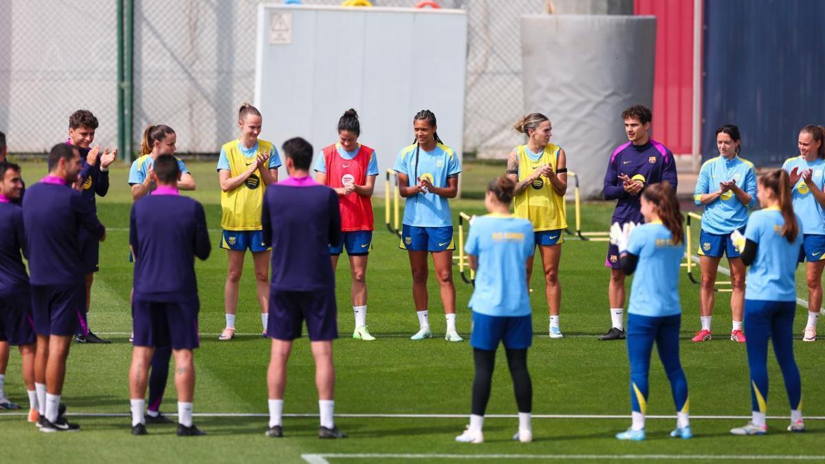 El vestuario del Barça se conjura antes de la final de la Champions