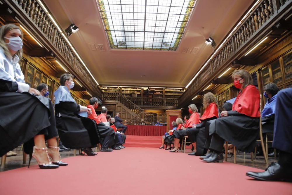 Acto de inauguración del nuevo curso académico en la Universidad de Oviedo