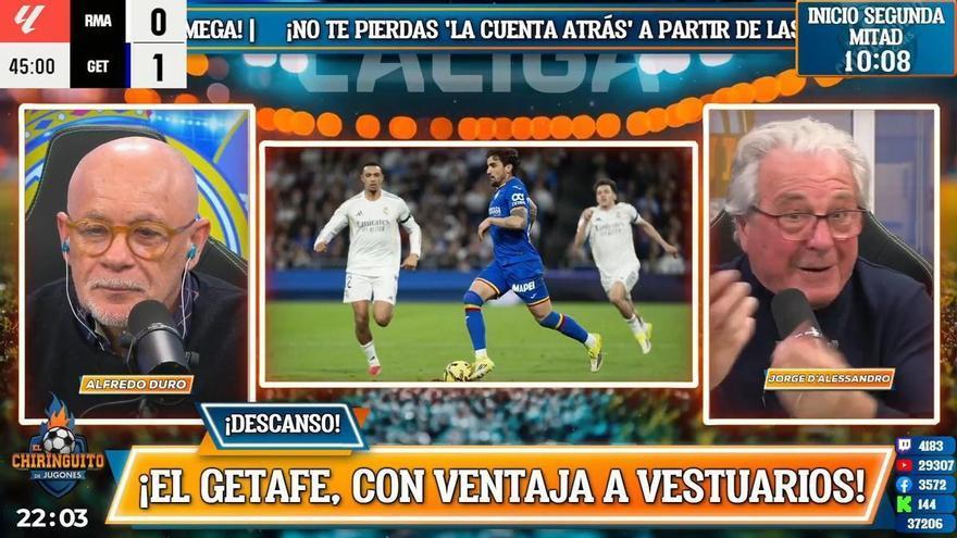 Alfredo Duro narra el gol de su Getafe contra el Real Madrid