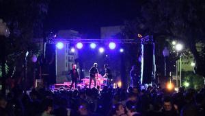 Un concierto de Barraques Tarragona, en una edición anterior, en el paseo de les Palmeres.