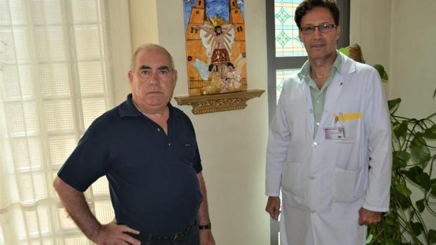 El Santo Cristo y los Santos Médicos, en la capilla del Hospital