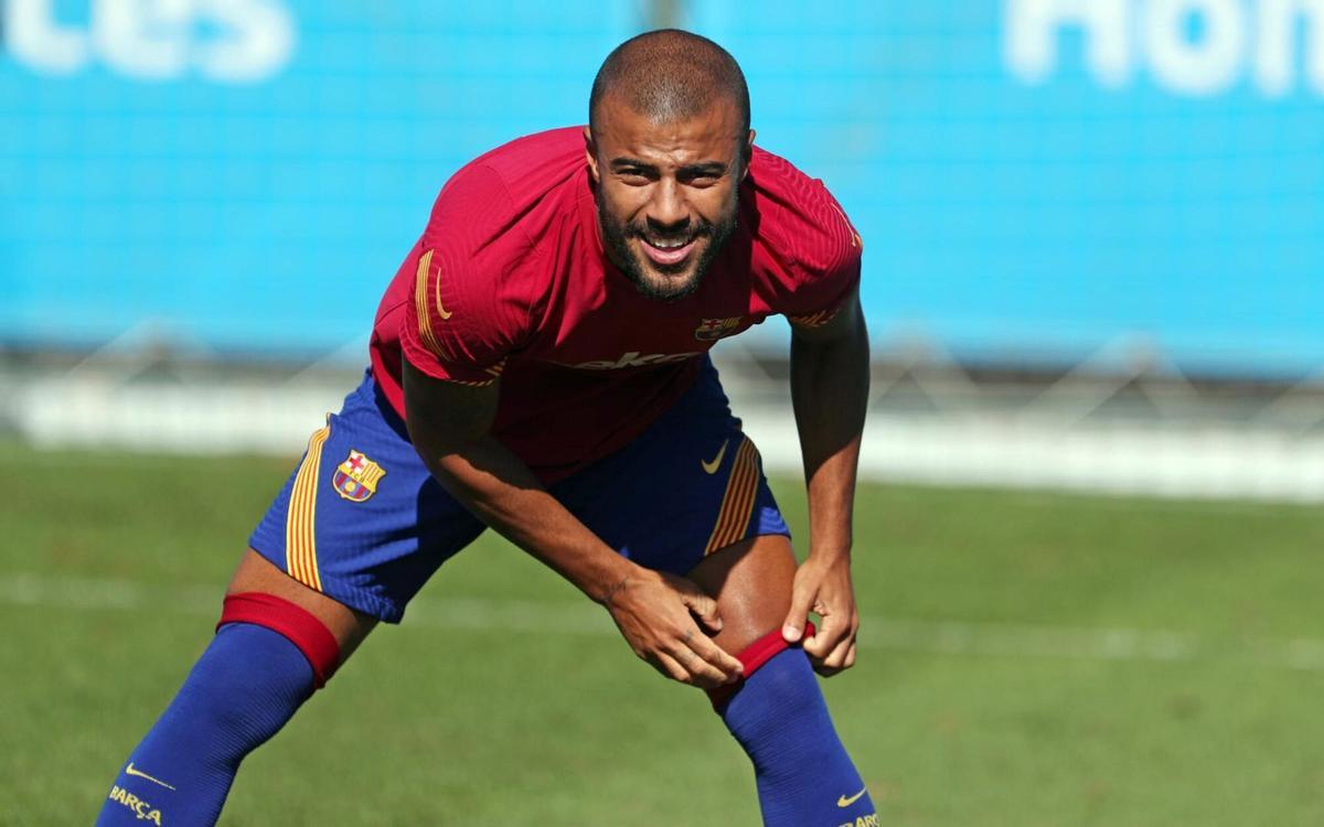 Rafinha Alcantara, durante su etapa en el Barça