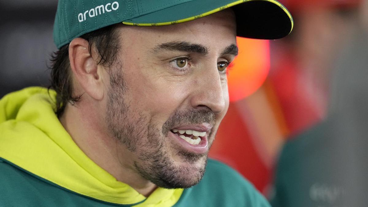 Fernando Alonso durante el GP de Japón 2024