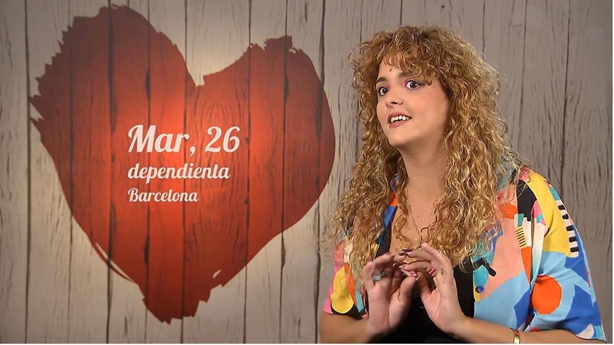 Mar, la mallorquina de 26 años que vive en Barcelona y fue a 'First Dates' sin haber visto antes un solo programa
