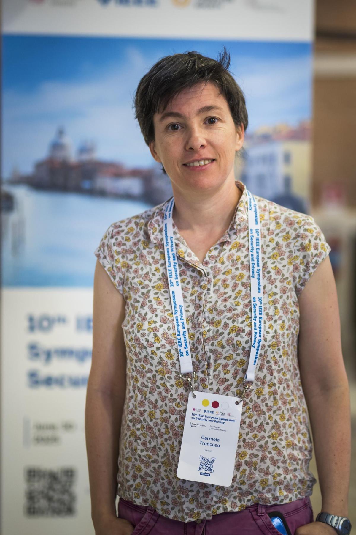 Troncoso, ingeniera viguesa experta en seguridad y privacidad en internet.