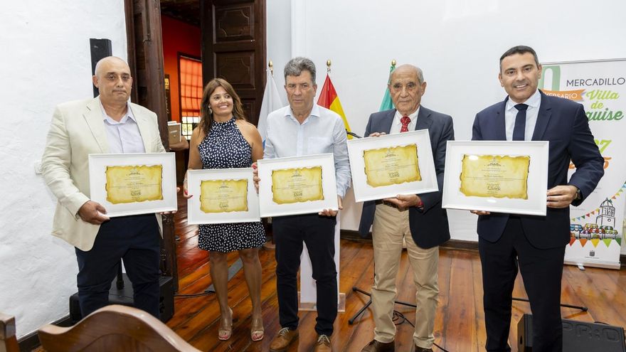 40 años del Mercadillo de Teguise: homenaje a los alcaldes de las últimas cuatro décadas