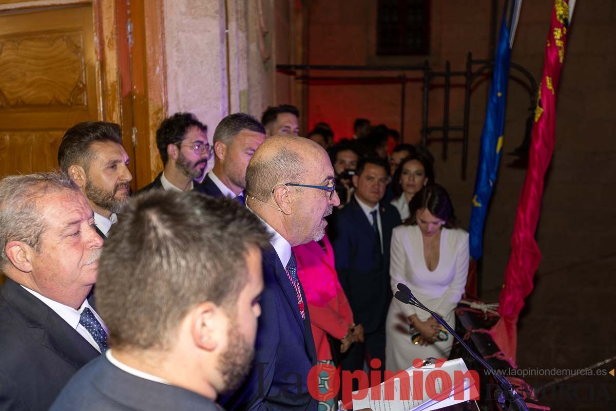 Pregón de Fiestas de Miguel Sánchez Robles en Caravaca