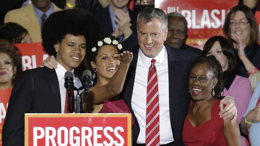 Nueva York elige a De Blasio como alcalde y da una opción a la vía progresista