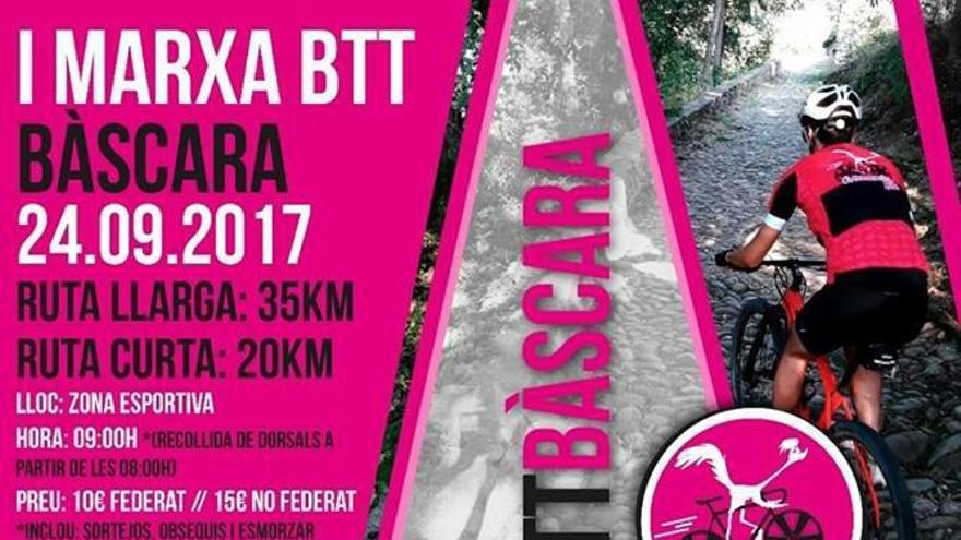 Preparen una Marxa de BTT a Bàscara el 24 de setembre