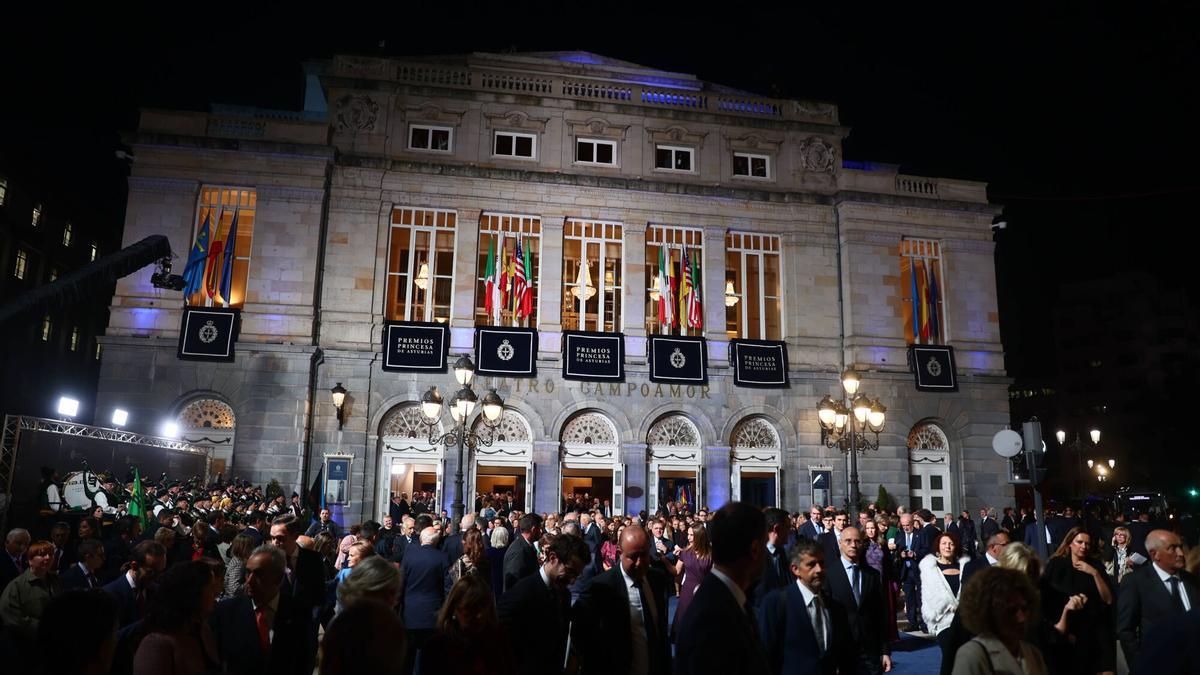 Una pasada ceremonia de los premios "Princesa de Asturias"en el teatro Campoamor de Oviedo.