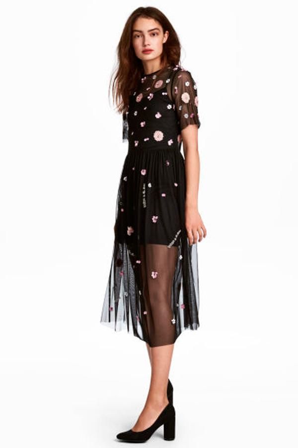 Vestido de manga corta de H&M para Navidad